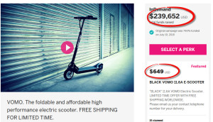 Another Example from Indiegogo - the sales page